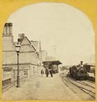 Railway Station LCDR [Stereoview  1860s]